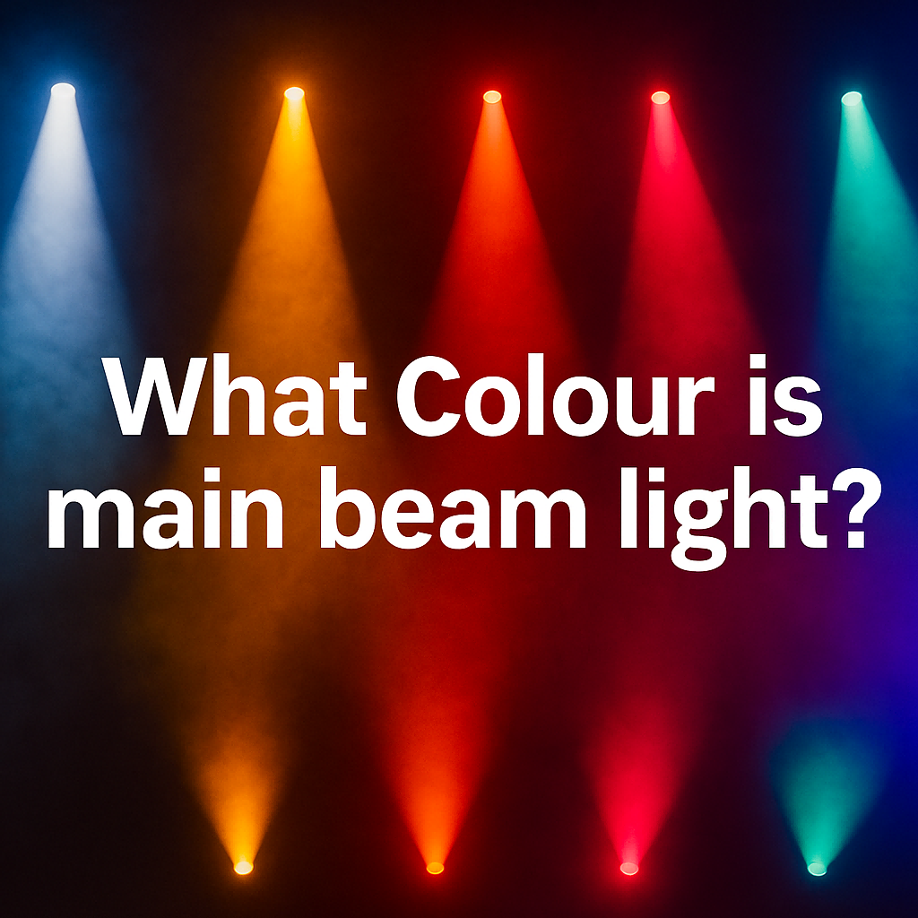 Color comparison of main beam stage lighting effects - What Colour is main beam light? - Vorlane - Vorlane