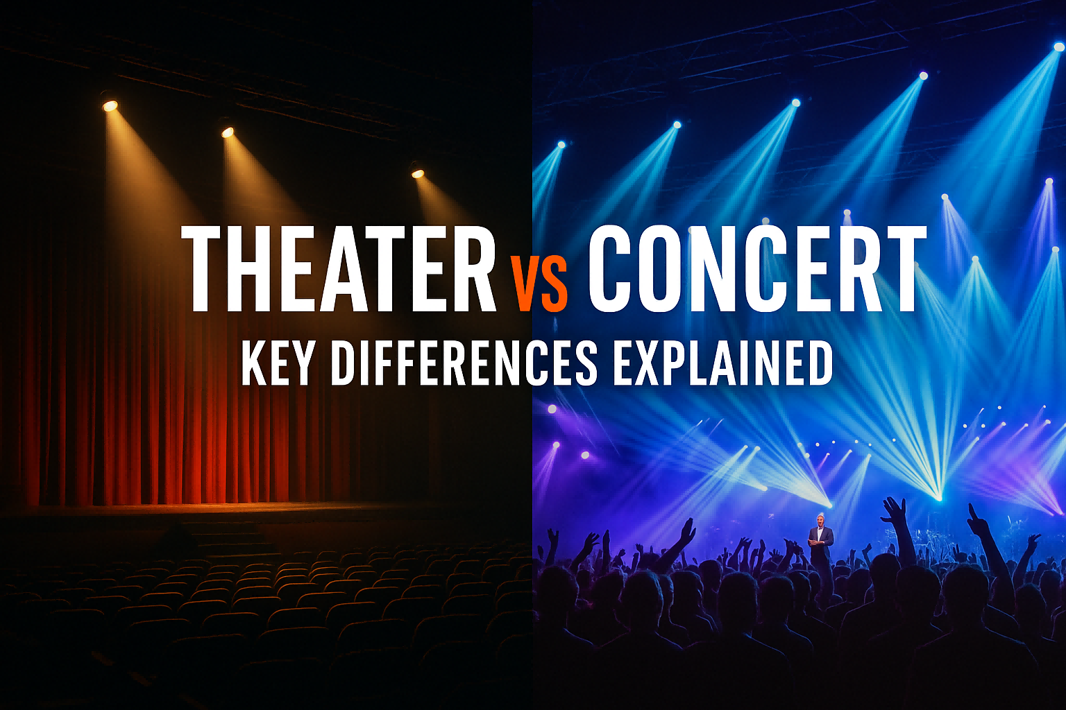 Theater vs Concert Lighting Key Differences Explained - Theater vs Concert Lighting: Key Differences Explained - Vorlane