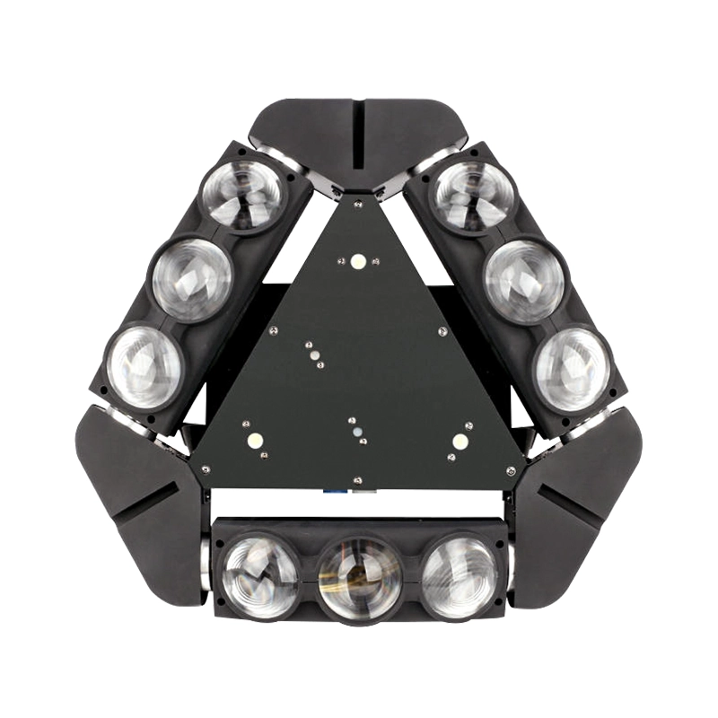 VL E06L 0910 triangular LED moving head light delivering powerful beam output for various settings - Stage Effect Light - Vorlane - Vorlane