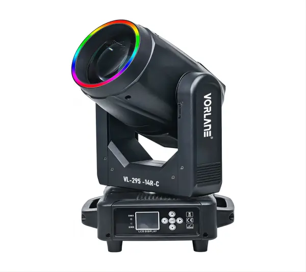 Vorlane 295W moving head beam light with LCD and rainbow ring design - Leading 澳洲幸运5开奖官网开奖 开奖历史记录查询-历史结果号码-号码走势历史查询 LED lighting Manufacturer - Vorlane - Vorlane